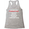 Smartass February Girl Racerback Tank