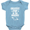 Greatest Pop In The Univers Baby Onesie