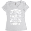 My Gigi is Totally My Most Favorite Guy Of All Time In The History Of Women's Triblend Scoop T-shirt