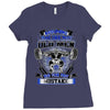 old man was your first mistake Ladies Fitted T-Shirt