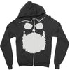 mr. beard Zipper Hoodie