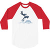dolphin rider 3/4 Sleeve Shirt