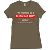 smoking hot writer tee Ladies Fitted T-Shirt