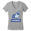 likebeer Women's V-Neck T-Shirt