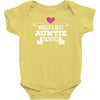Worlds Best Auntie Ever Baby Onesie