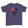 day of dead sugar skull Youth Tee
