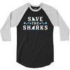 Save The Sharks 3/4 Sleeve Shirt