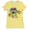 zombie monster2 Ladies Fitted T-Shirt