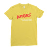 verbs Ladies Fitted T-Shirt