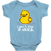 i don't give a duck Baby Bodysuit