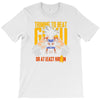 training to beat saiyan or at least warrior anime gym workout lifting T-Shirt