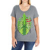 skeletal halloween Ladies Curvy T-Shirt