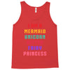 i am a mermaid unicorn kitten fairy princess Tank Top