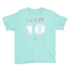 team 10  silver Youth Tee