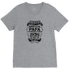Super Cool Papa Of A Freaking Awesome Son V-Neck Tee