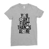 Fight Alone Avengers Ladies Fitted T-Shirt