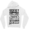 This Guy Is Taken By A Super Sexy December Girlfriend Zipper Hoodie