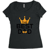 The Best Dad Women's Triblend Scoop T-shirt