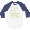 10 kinds of people binary 3/4 Sleeve Shirt
