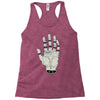 the hand of destiny Racerback Tank