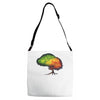 time leaves Adjustable Strap Totes