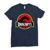 dracarys logo Ladies Fitted T-Shirt
