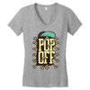 pop off Women's V-Neck T-Shirt