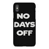 no days off iPhoneX