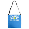 small tiny little shorty person gift tee Adjustable Strap Totes