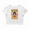 smart strong sensual woman Crop Top