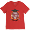 proud grandpa of a 2018 graduate. V-Neck Tee