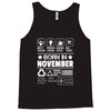 Born In November Tank Top