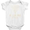 all i care about is pizza Baby Onesie