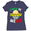 cinco de meow Ladies Fitted T-Shirt