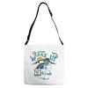 wake up and drink a coffee Adjustable Strap Totes