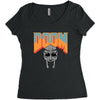 Doom With Mask Women's Triblend Scoop T-shirt