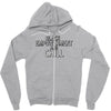 black empowerment and chill Zipper Hoodie