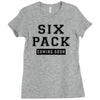 Six Pack Coming Soon Ladies Fitted T-Shirt