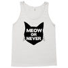 meow or never cat Tank Top