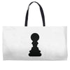 Chess King and Pawn Weekender Totes