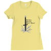 12. please pull this 012 Ladies Fitted T-Shirt