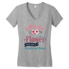 A May Girl Like A Flowers Women's V-Neck T-Shirt