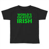 world's okayest irish Toddler T-shirt
