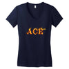 age ace Women's V-Neck T-Shirt