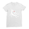 flying rudolph Ladies Fitted T-Shirt