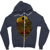 dog hip hop style Zipper Hoodie