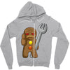 sad gingerbread Zipper Hoodie