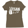 vegan Ladies Fitted T-Shirt