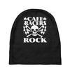 biker t shirt cafe racers ton up boys rockers greasers rock Baby Beanies