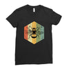 Vintage Bee Ladies Fitted T-Shirt